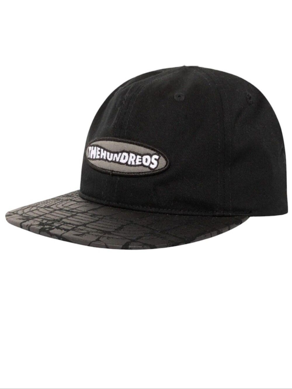 NWT The Hundreds Black Croc Snapback Hat